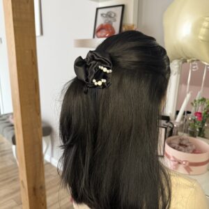 Gumka scrunchy z perełkami