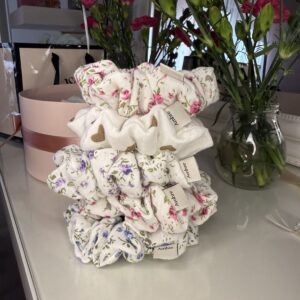 Gumka bawełniana fioletowa łąka